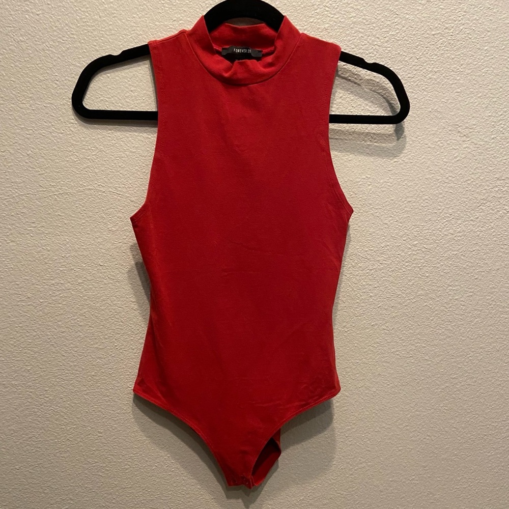 Mock Neck Sleeveless Body Suit
